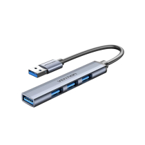 Vention Mini Hub USB 3.0 4-in-1 (Grigio)