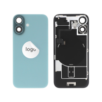 Vetro posteriore Completo Verde acqua iPhone 16 (Pulled A)