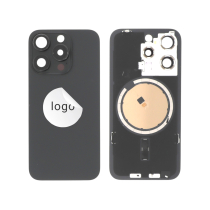 Vetro posteriore Nera iPhone 15 Pro (Pulled B)