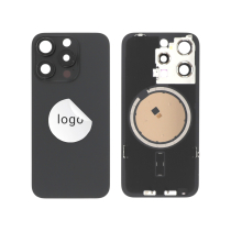 Vetro posteriore Nera iPhone 15 Pro (Pulled C)
