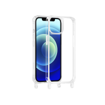 COVERME Custodia Anelli iPhone 16 Pro Max (Trasparente)
