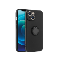 Custodia con Finger Grip per iPhone 15 Pro (Nero)