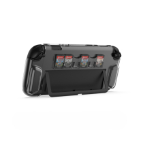 DOBE Custodia in Silicone Crystal per Nintendo Switch 2 (Trasparente)