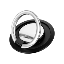 Supporto Telefono Anello (Zinco/ABS) (Nero)